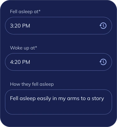 Log a nap